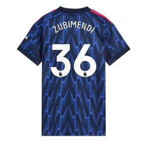 Arsenal Martin Zubimendi #36 Udebanetrøje Dame 2025-26 Kortærmet